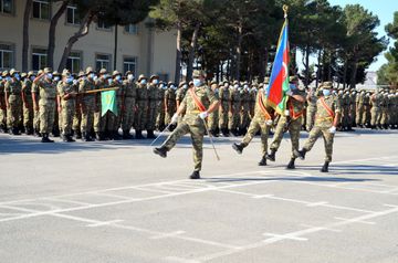Azərbaycan Ordusunda andiçmə mərasimi keçirilib - FOTOSESSİYA