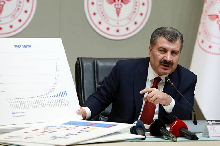 Türkiyədə koronavirusla bağlı son statistika açıqlanıb
