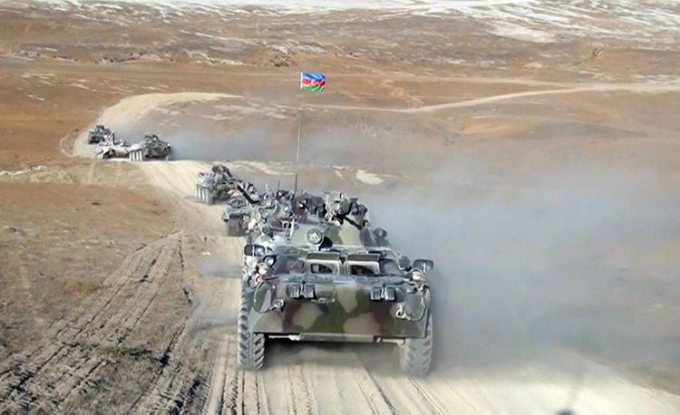 Продолжается первый этап азербайджано-турецких учений с участием подразделений Сухопутных войск  - ВИДЕО