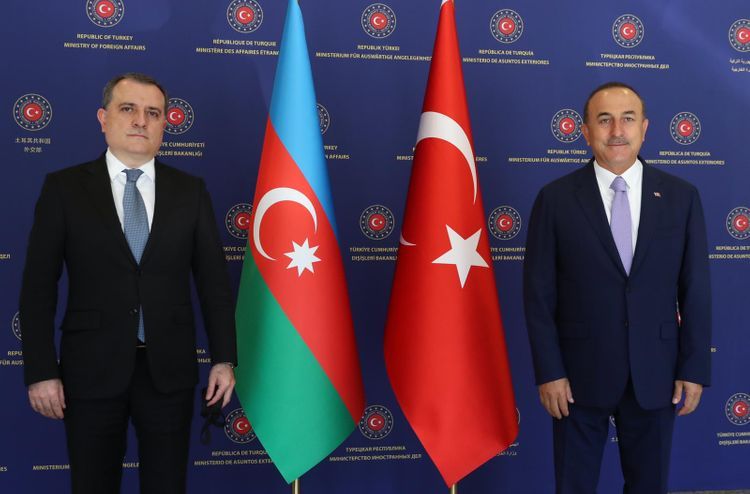 Azerbaijani and Turkish FMs hold meeting in expanded format - UPDATED