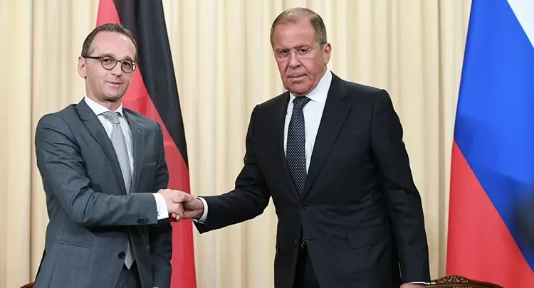 Russian FM Lavrov and his German counterpart Maas hold press conference in Moscow