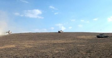 Продолжается первый этап азербайджано-турецких учений с участием подразделений Сухопутных войск  - ВИДЕО