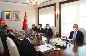 Azərbaycan və Türkiyə XİN başçıları arasında geniş tərkibli görüş keçirilib - YENİLƏNİB