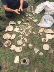 В Азербайджане во время строительства дороги обнаружены древние исторические памятники и образцы искусства