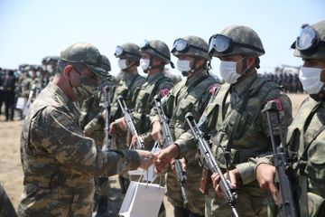 В ходе азербайджано-турецких совместных учений проведен «День высокопоставленных наблюдателей» - ВИДЕО