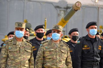 “Tank biatlonu” müsabiqəsində iştirak edən komandaların püşkatması keçirilib