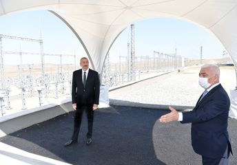 Prezident İlham Əliyev “Qobu” elektrik yarımstansiyasının tikintisi ilə tanış olub - YENİLƏNİB-1