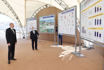 Prezident İlham Əliyev “Qobu” elektrik yarımstansiyasının tikintisi ilə tanış olub - YENİLƏNİB-1