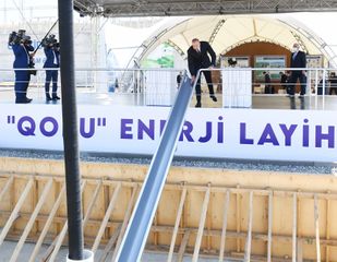 Prezident İlham Əliyev “Qobu” elektrik yarımstansiyasının tikintisi ilə tanış olub - YENİLƏNİB-1