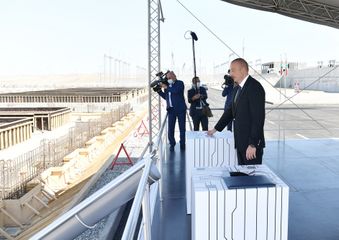 Prezident İlham Əliyev “Qobu” elektrik yarımstansiyasının tikintisi ilə tanış olub - YENİLƏNİB-1