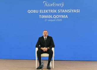 Prezident İlham Əliyev “Qobu” elektrik yarımstansiyasının tikintisi ilə tanış olub - YENİLƏNİB-1