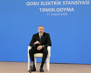 Prezident İlham Əliyev “Qobu” elektrik yarımstansiyasının tikintisi ilə tanış olub - YENİLƏNİB-1