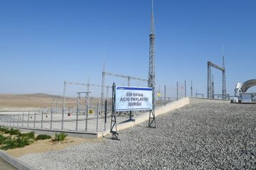 Prezident İlham Əliyev “Qobu” elektrik yarımstansiyasının tikintisi ilə tanış olub - YENİLƏNİB-1