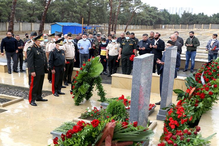 The commemoration ceremonies took place to honor servicemen who died as Shehids in Tovuz battles