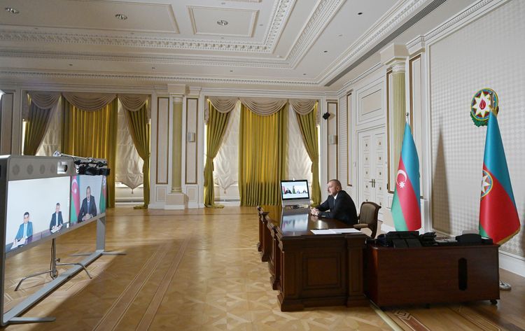 Президент Ильхам Алиев принял в видеоформате новых глав ИВ - ОБНОВЛЕНО