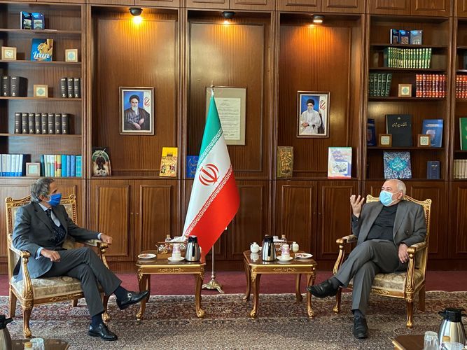 Director-General of International Atomic Energy Agency meets with Iranian FM