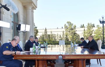 Prezident İlham Əliyev Rusiya Müdafiə nazirini qəbul edib - YENİLƏNİB