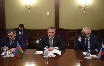Ceyhun Bayramov Rusiya Federasiyası Hökumətinin sədr müavini ilə görüşüb - FOTO