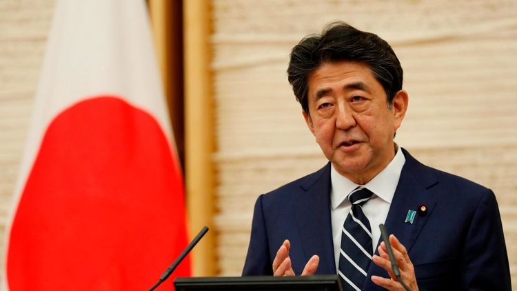Japan PM Abe announces his resignation at press conference