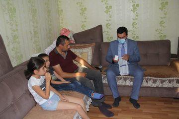 Gəncə Şəhər İcra Hakimiyyətinə müraciət edən Qarabağ müharibəsi əlili evində ziyarət edilib