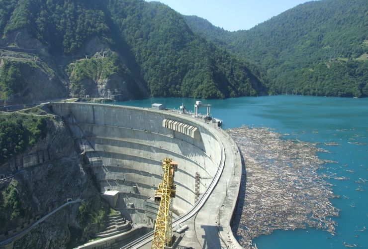 Gürcüstanda elektrik enerjisinin istehsalı azalıb