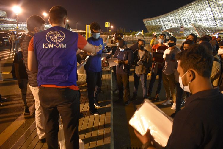 IOM Azerbaijan assists stranded migrants due to COVID-19 to return homeland 
