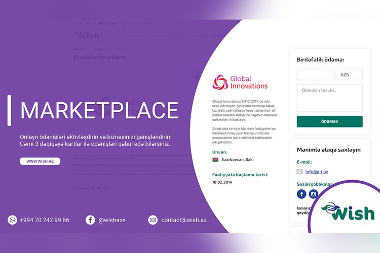 Azərbaycan Elektron Kommersiya bazarında inqilabi layihə