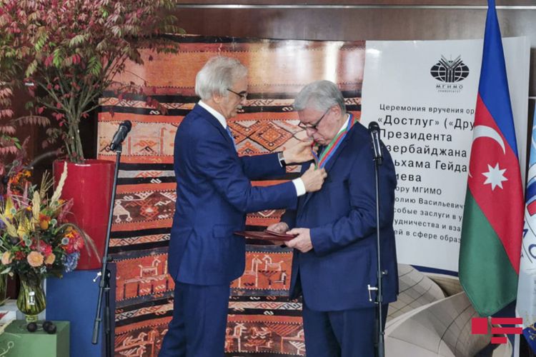 Anatoli Torkunova "Dostluq" ordeni təqdim edilib