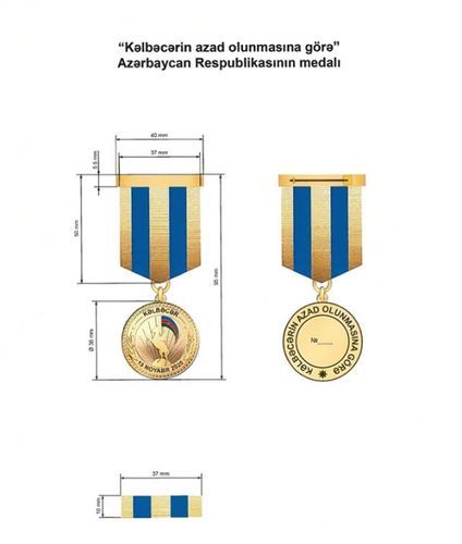 Утверждено Положение о медали Азербайджанской Республики «За освобождение Кяльбаджара»