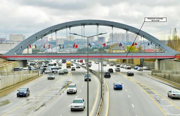 Xırdalan dairəsi yaxınlığında dəmiryol körpüsünün tikintisi başa çatıb - FOTO