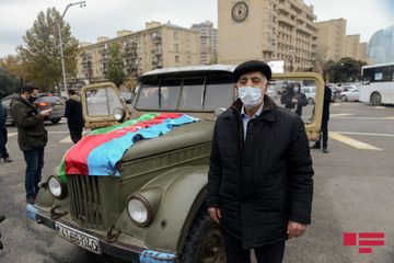 Laçının azad edilməsi münasibəti ilə Bakıda avtoyürüş keçirilib - FOTOSESSİYA