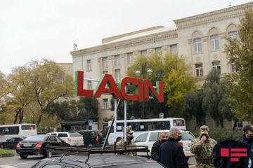 В Баку состоялся автопробег по случаю освобождения Лачина - ФОТО