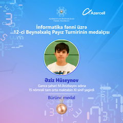 İnformatika fənni üzrə 12-ci beynəlxalq payız turniri keçirilib - FOTO