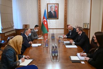Ceyhun Bayramov Əfqanıstanın ölkəmizə yeni təyin olunmuş səfiri ilə görüşüb