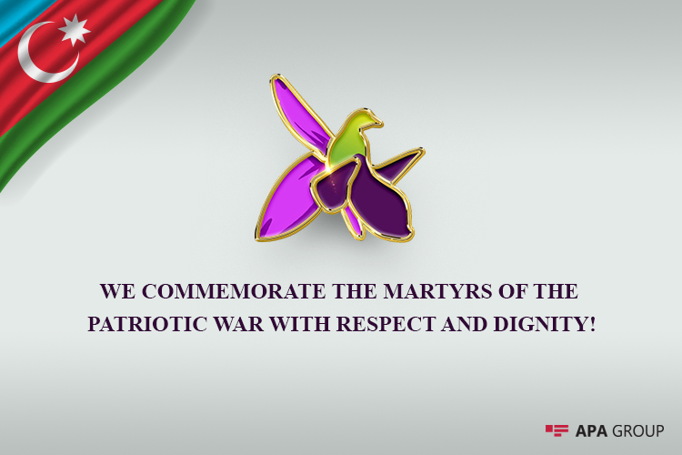 Today a minute of silence will be observed in Azerbaijan to pay tribute to martyrs of the Patriotic War