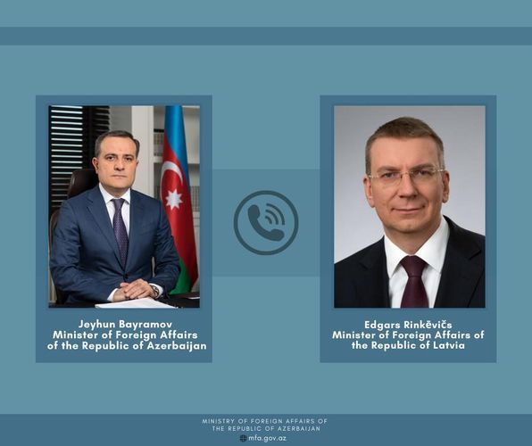 Состоялся телефонный разговор между главами МИД Азербайджана и Латвии