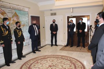 Vaşinqtonda Vətən müharibəsi şəhidləri anılıb - FOTO
