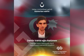 Vətən Müharibəsində 6 mədəniyyət işçisi şəhid olub