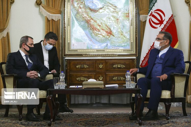Глава МИД Азербайджана встретился с секретарем Высшего Совета национальной безопасности Ирана  - ФОТО