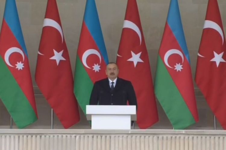 Azərbaycan Prezidenti: “Bütün dünya gördü ki, Qarabağ bizim əzəli, tarixi torpağımızdır”