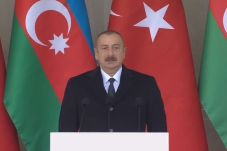 Azərbaycan Prezidenti: “Münaqişənin hərbi yollarla həll edilməsi qaçılmaz idi”