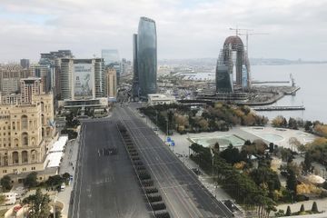 Bakıda Zəfər paradı keçirilib - YENİLƏNİB-1