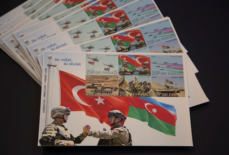  “One nation, two states. Victory parade” postage stamp released  into circulation - PHOTO