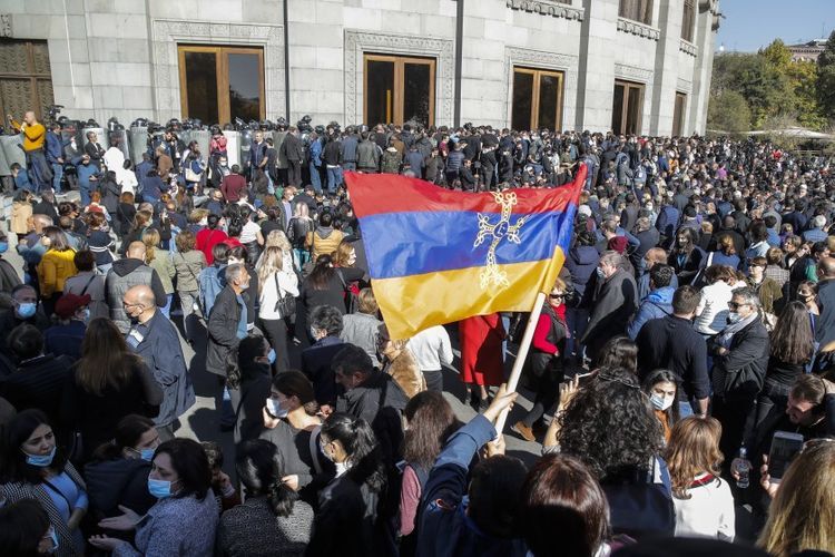 В Армении прошли акции протеста с требованием отставки Пашиняна