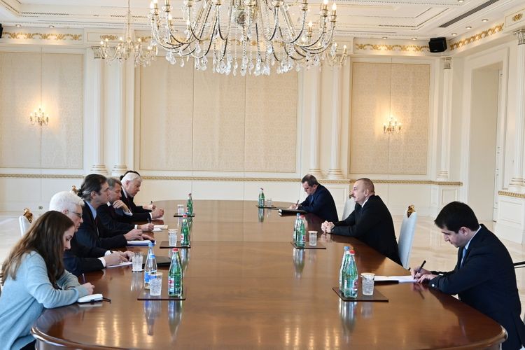 President Ilham Aliyev received OSCE Minsk Group co-chairs from France and U.S. - UPDATED