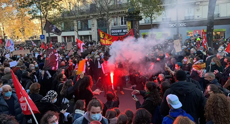 Demonstrators take to streets of Paris to rally against French global security bill