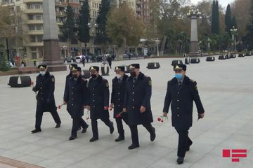Gəncədə ümummilli lider Heydər Əliyevin xatirəsi yad edilib - FOTO
