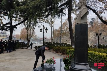 Gürcüstanda ümummilli lider Heydər Əliyevin xatirəsi yad edilib - FOTO
