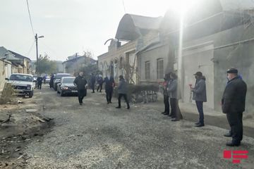 Maksim Şevçenko Gəncədə Ermənistanın raket atdığı əraziyə baş çəkib  - FOTOSESSİYA