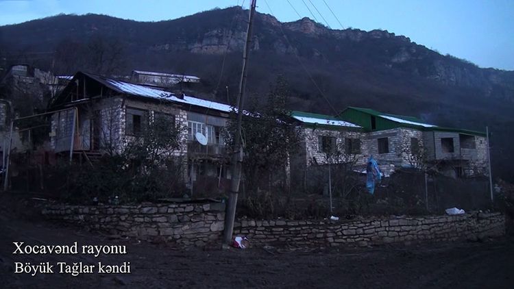 Azerbaijani MoD releases video footage of the Boyuk Taghlar village of Khojavend region  - VIDEO